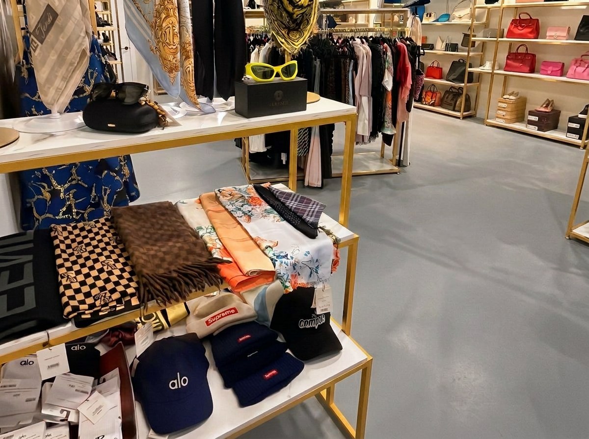 Luxury accessories at Mikal Coy boutique