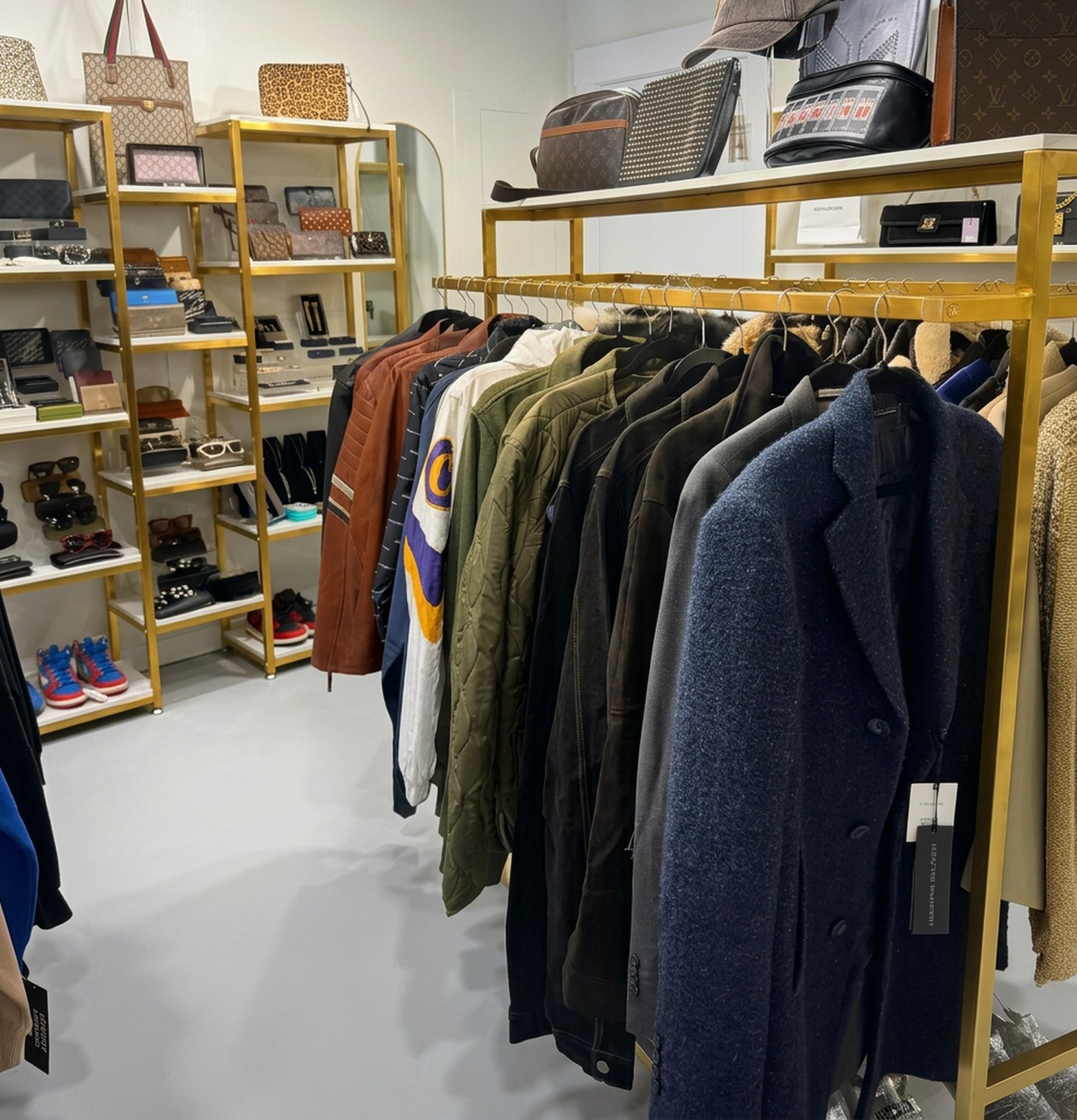Designer jackets and clothing at Mikal Coy