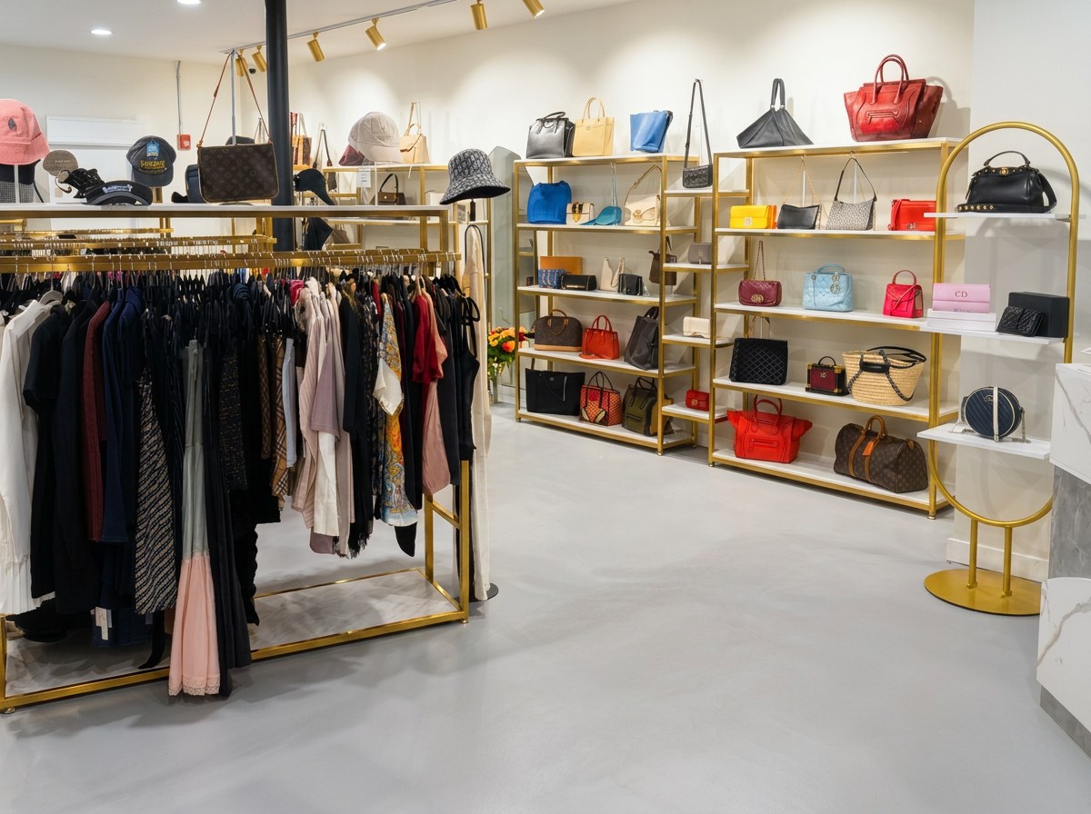 Designer handbag collection at Mikal Coy